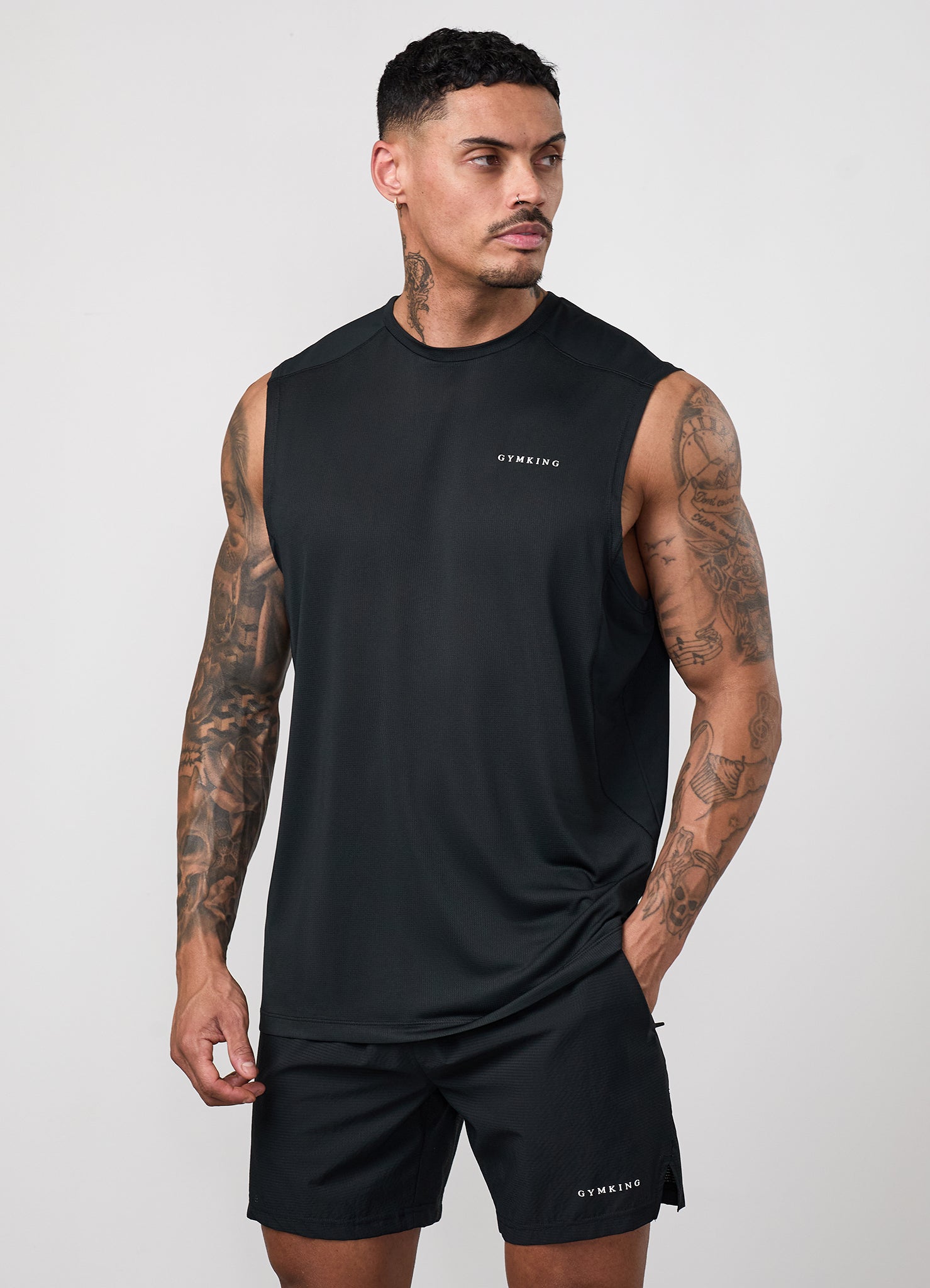 Gym King Energise Vest - Black