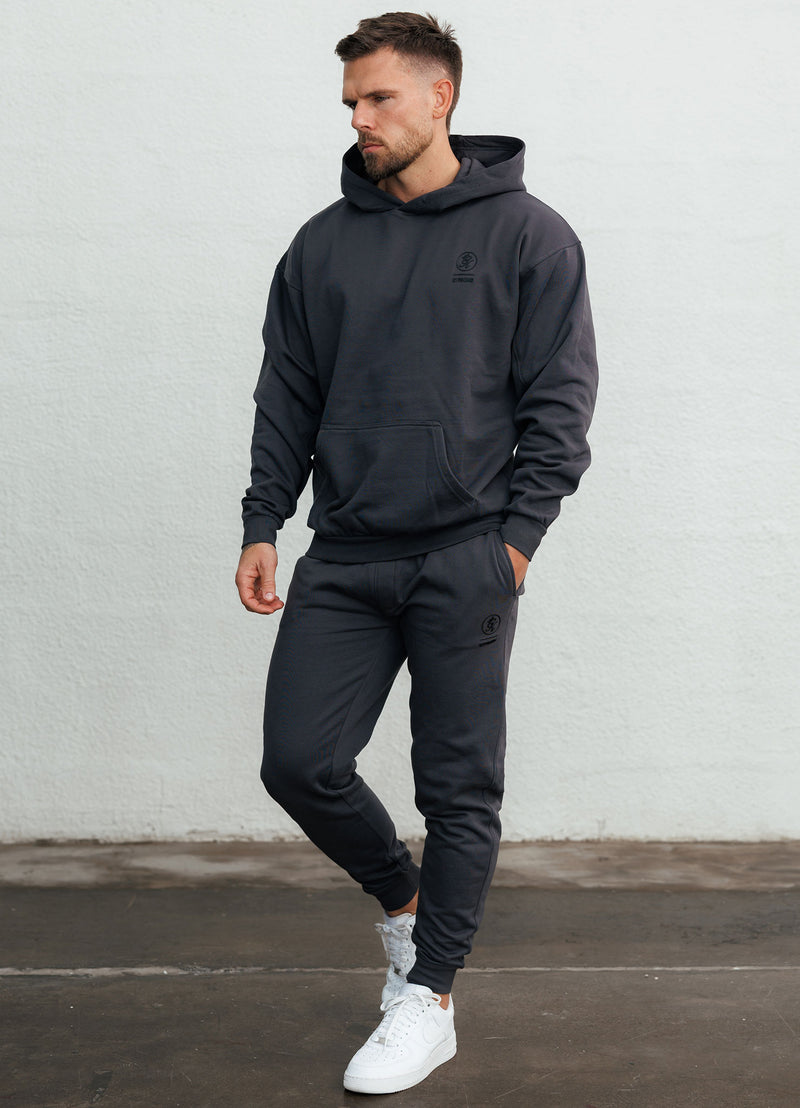 Gym King Aventus Fleece Jogger - Dark Pewter