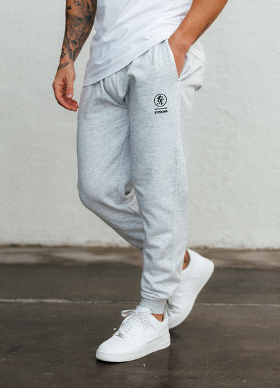 Gym King Aventus Fleece Jogger - Snow Marl