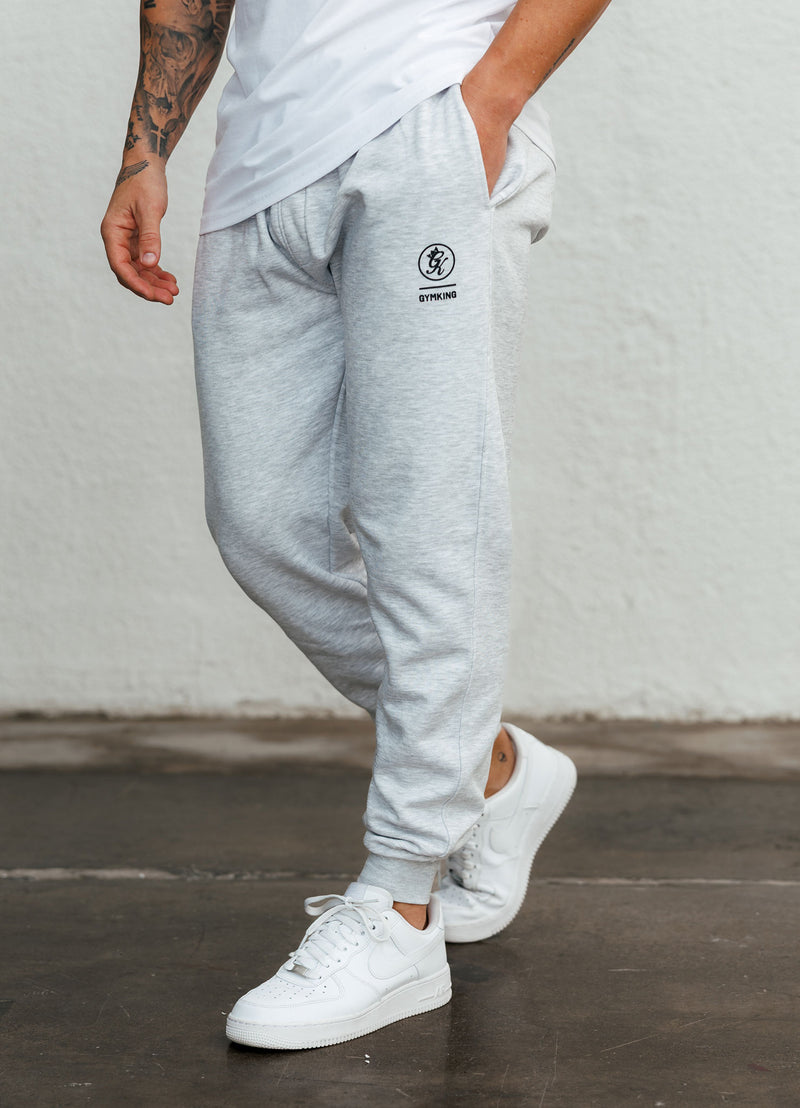 Gym King Aventus Tracksuit - Snow Marl