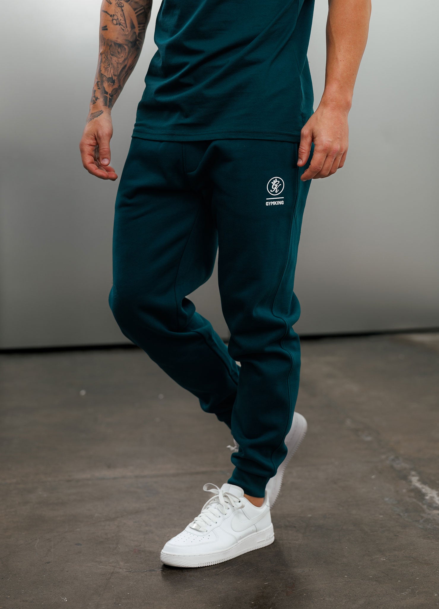 Gym King Aventus Fleece Jogger - Teal