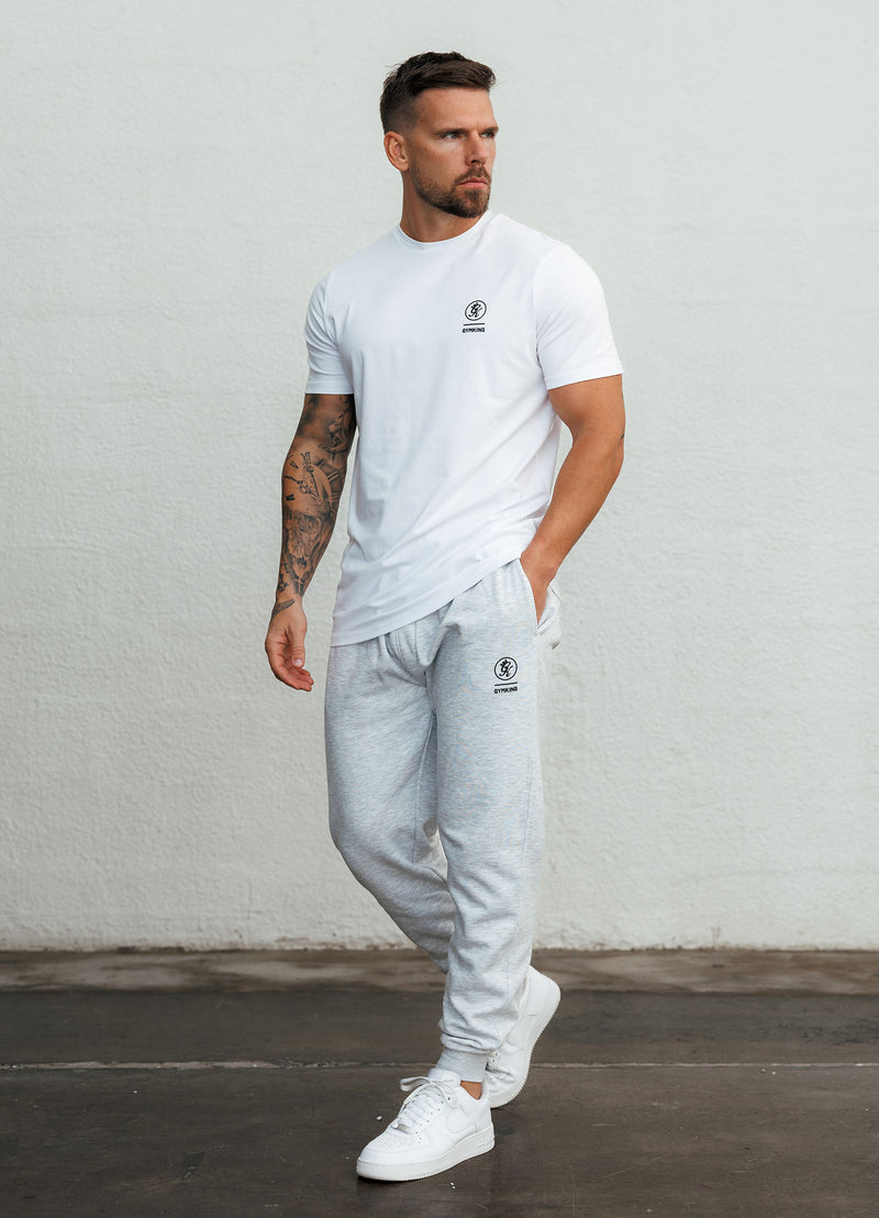 Gym King Aventus Jersey Tee - White