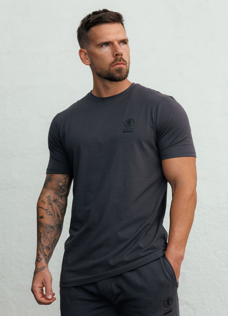 Gym King Aventus Jersey Tee - Dark Pewter