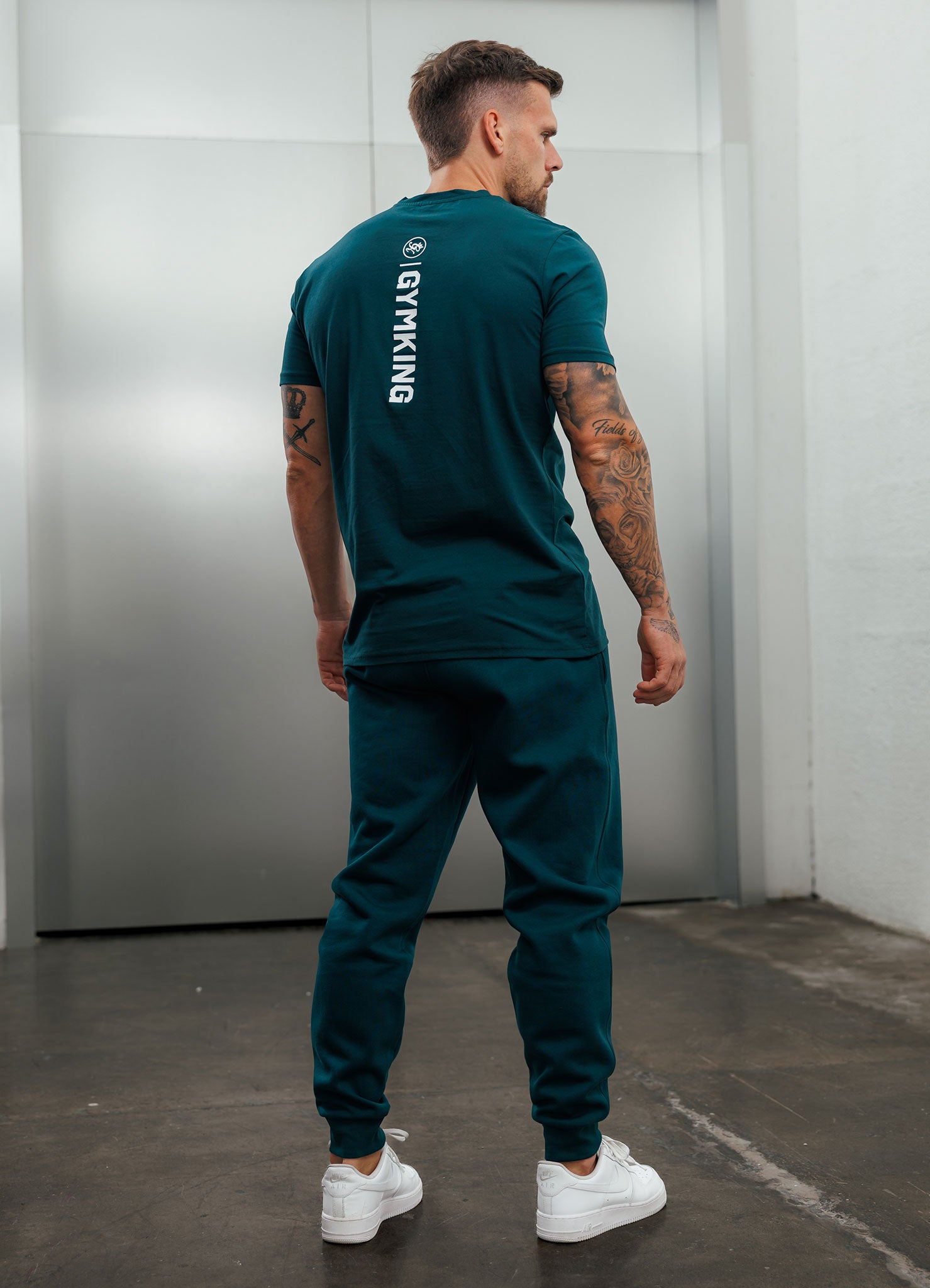Gym King Aventus Jersey Tee - Teal