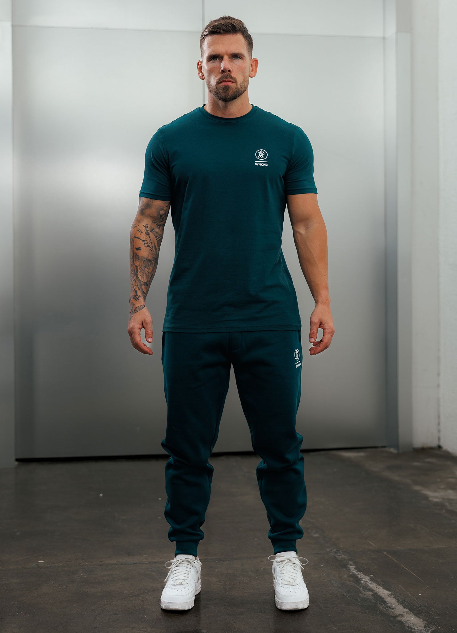 Gym King Aventus Jersey Tee - Teal