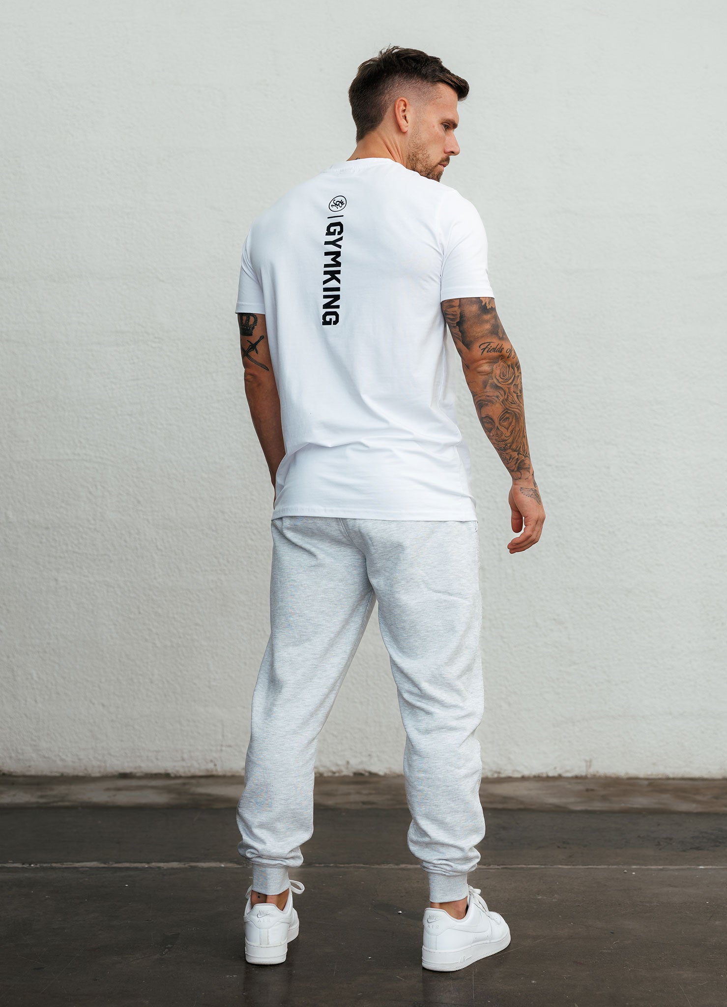 Gym King Aventus Jersey Tee - White