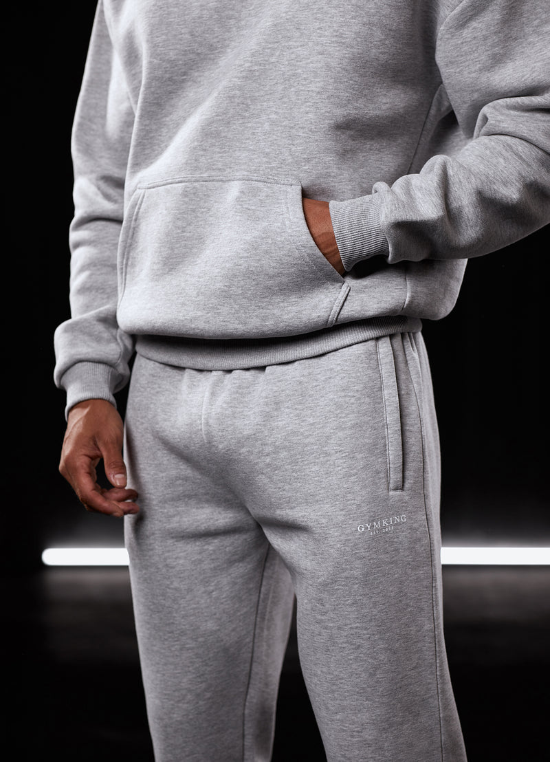 Gym King Established Jogger - Light Grey Marl