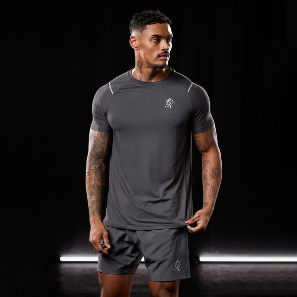Gym King Reflect Tee - Graphite