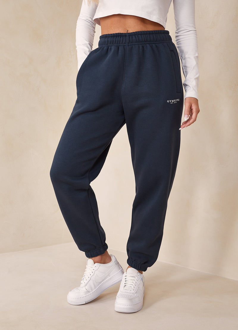 Gym King Established Relaxed Jogger - Deep Blue