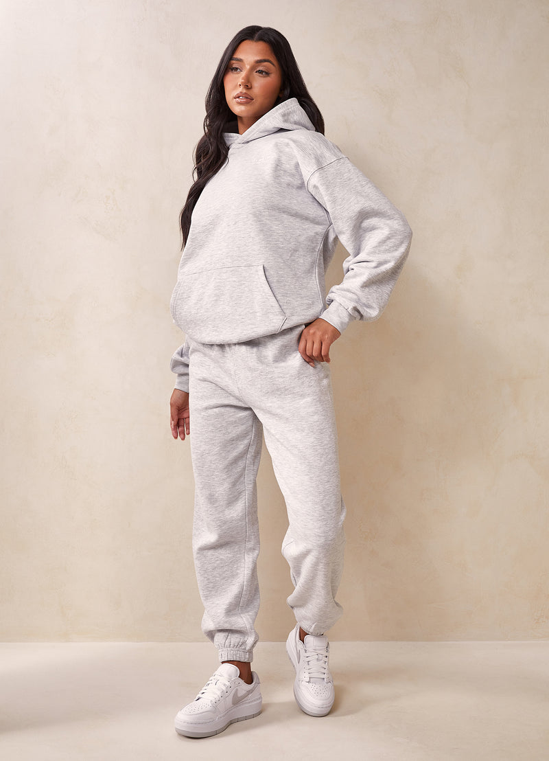 Gym King 365 Relaxed Fit Hood - Snow Marl