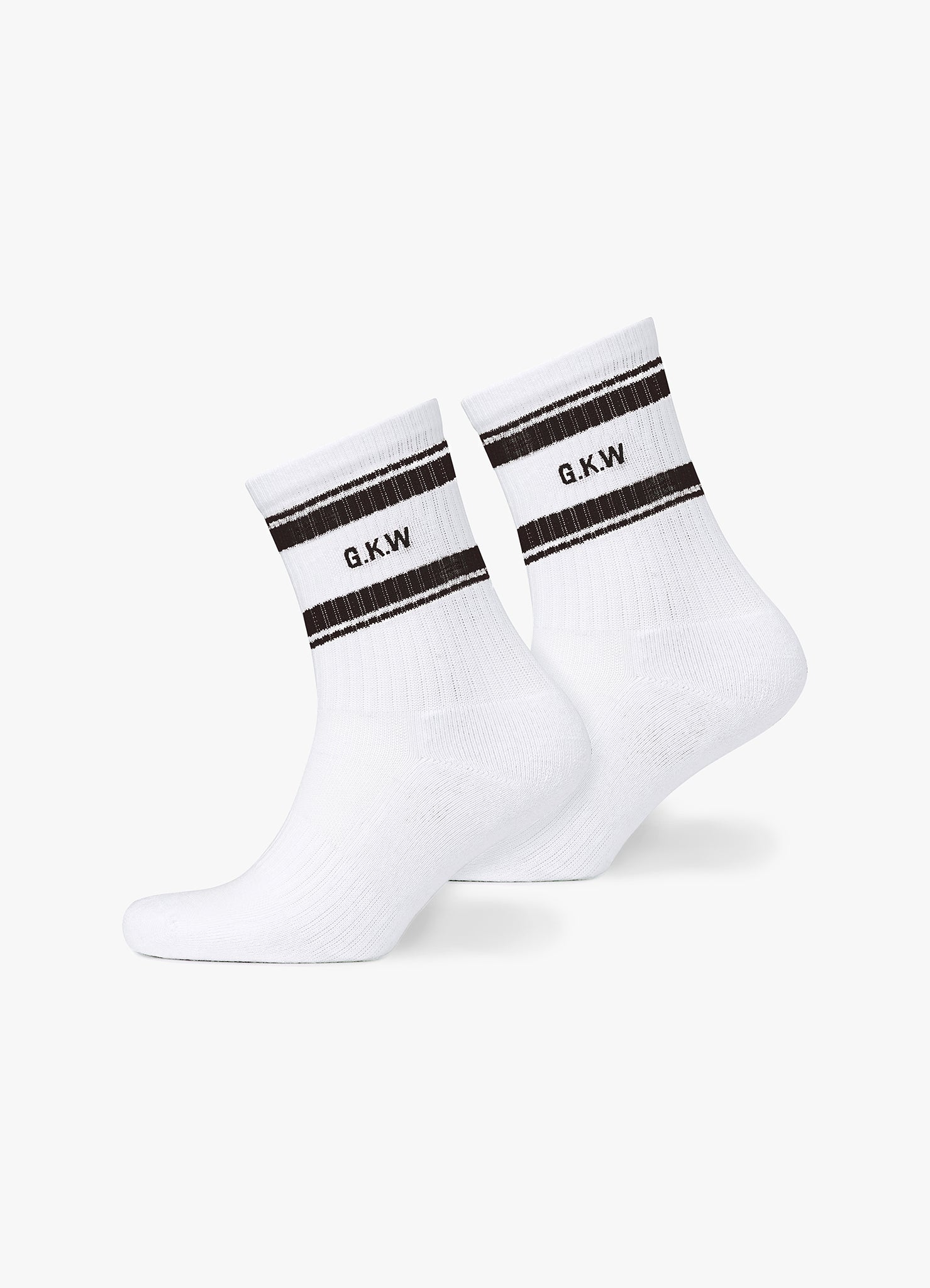 Gym King Composure Rib Sock (2PK) - Black/Fern