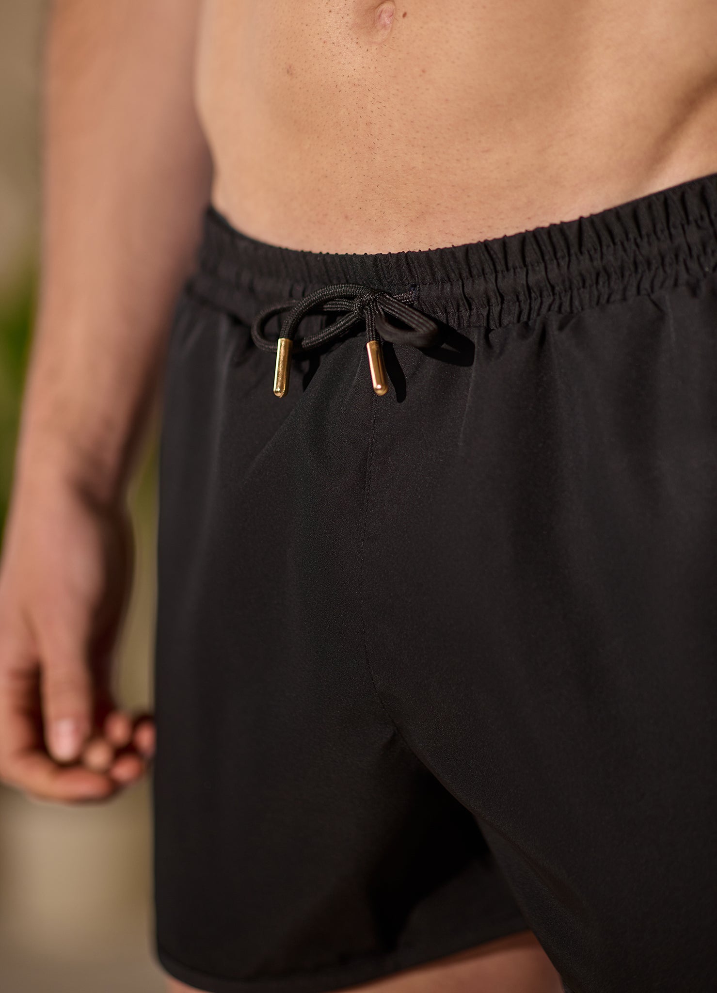 Gym King Blaze 3" Swimshort - Black/Gold