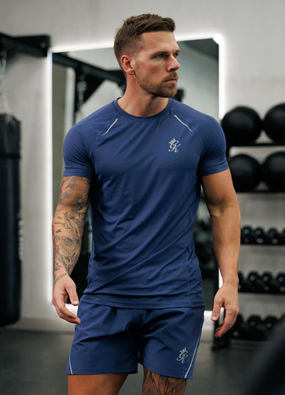 Gym King Flex 2.0 Tee - Twilight Blue