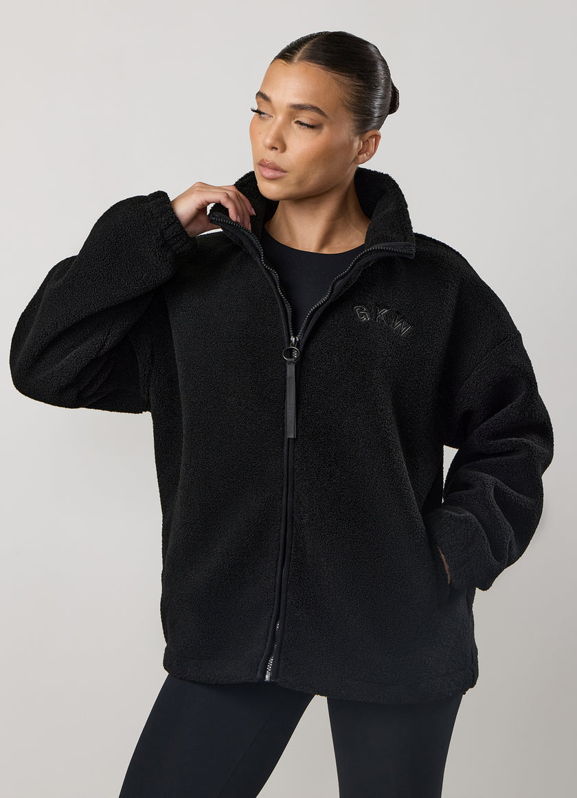 Gym King Borg Full Zip - Black