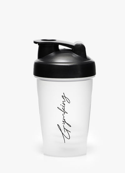 Gym King Script Mini Protein Shaker - Clear