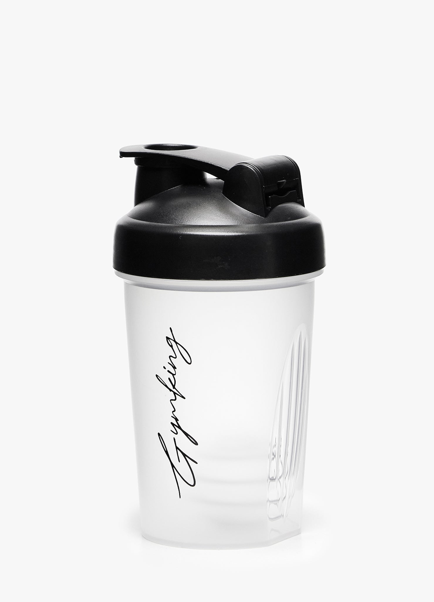 Gym King Script Mini Protein Shaker - Clear