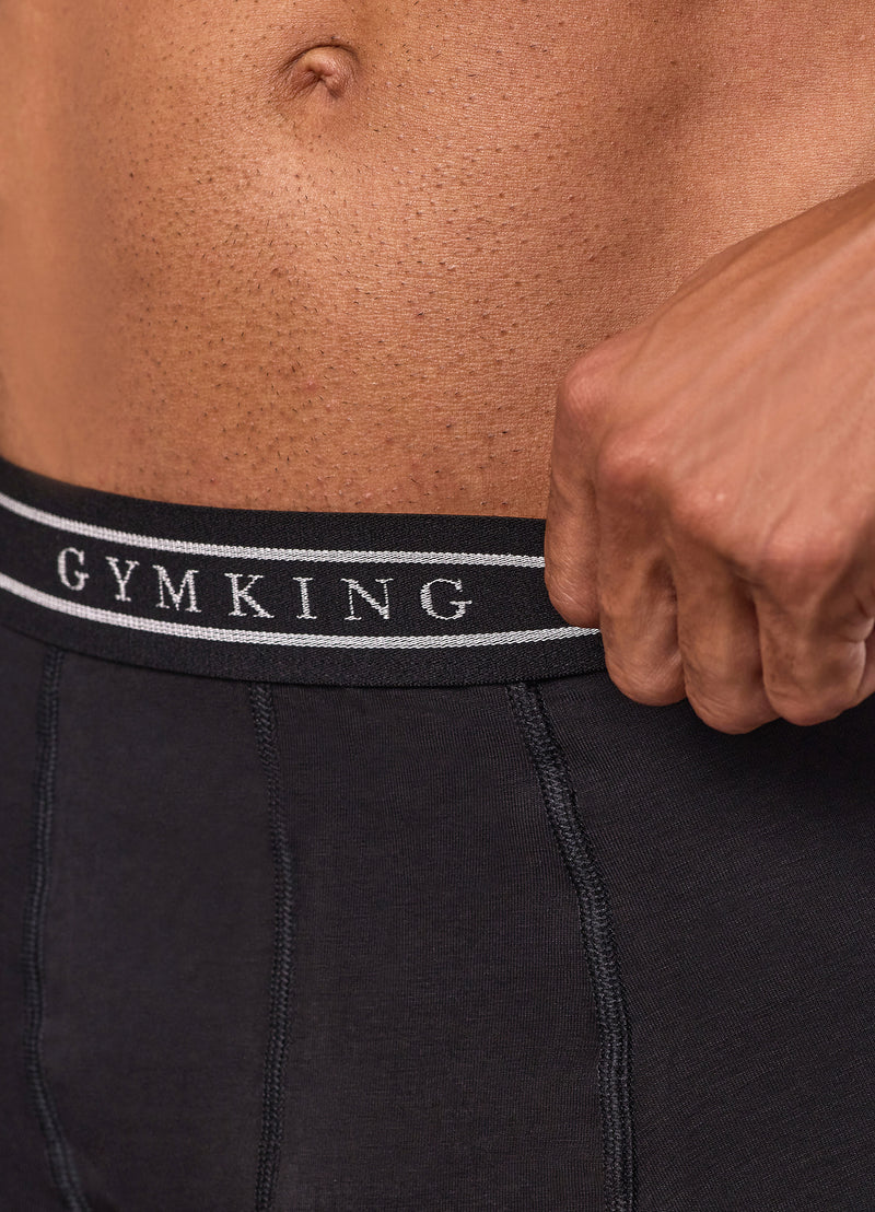 Gym King Boxers (3PK) - Black