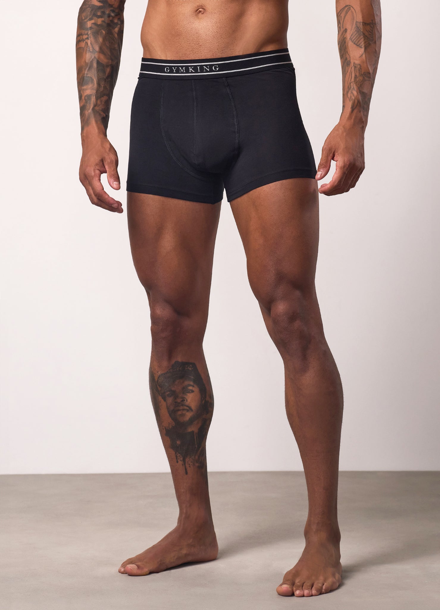 Gym King Boxers (3PK) - Black