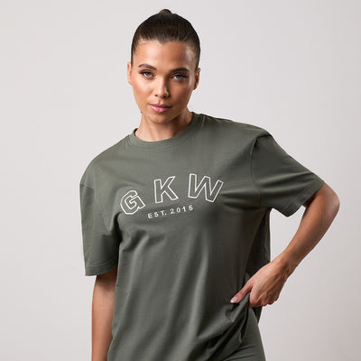 GKW Boyfriend Tee - Dusk Green
