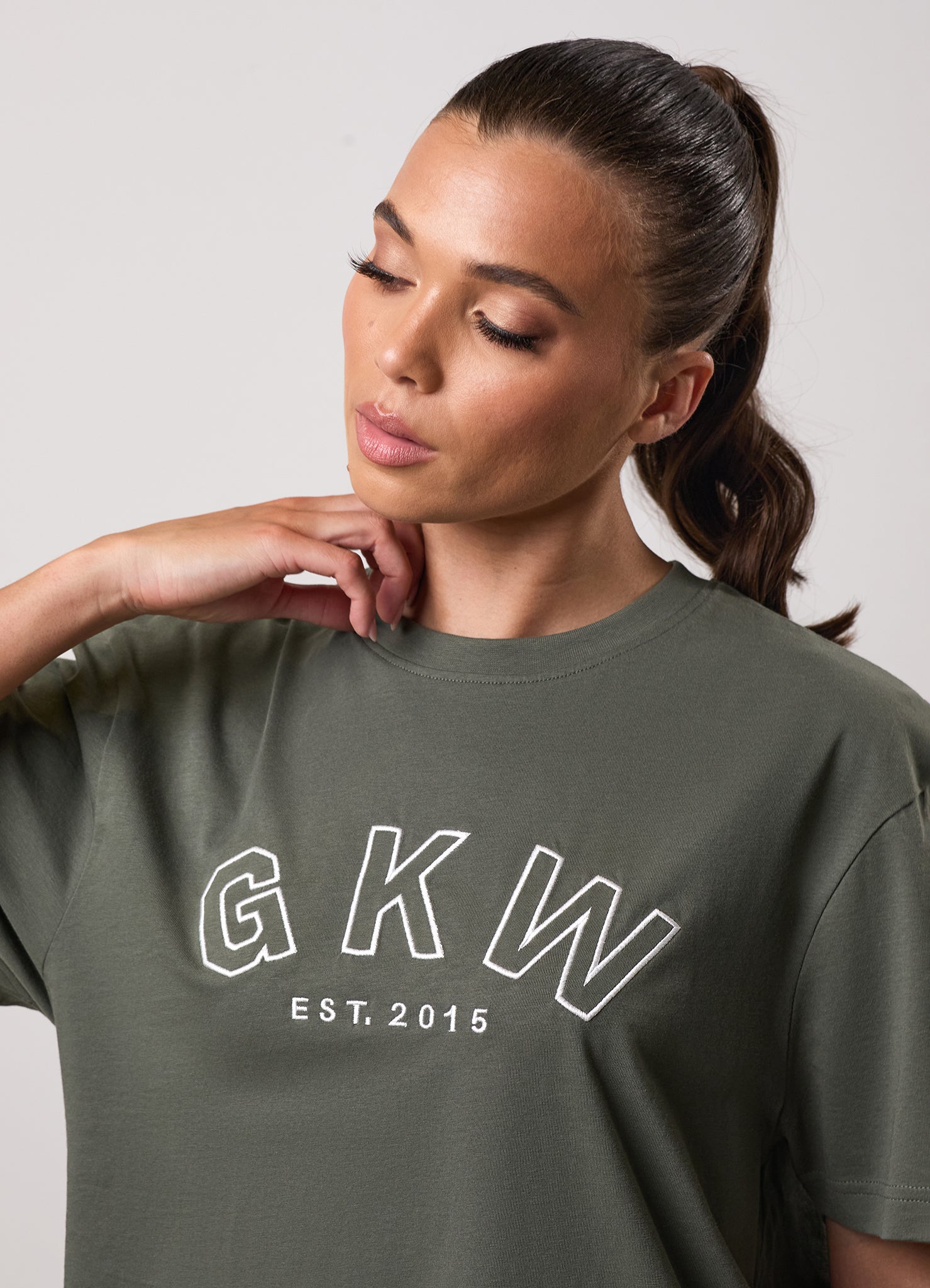 GKW Boyfriend Tee - Dusk Green