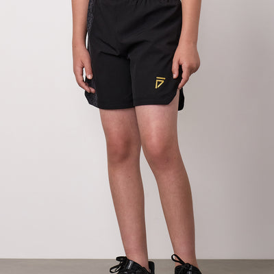 Gym King Kids Fight Division Combat Short - Black