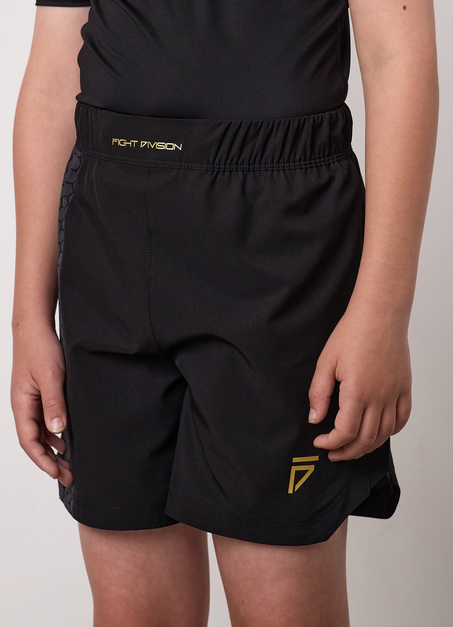 Gym King Kids Combat Short - Black