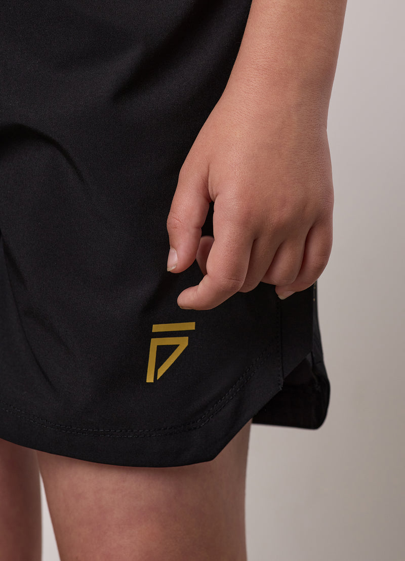 Gym King Kids Combat Short - Black