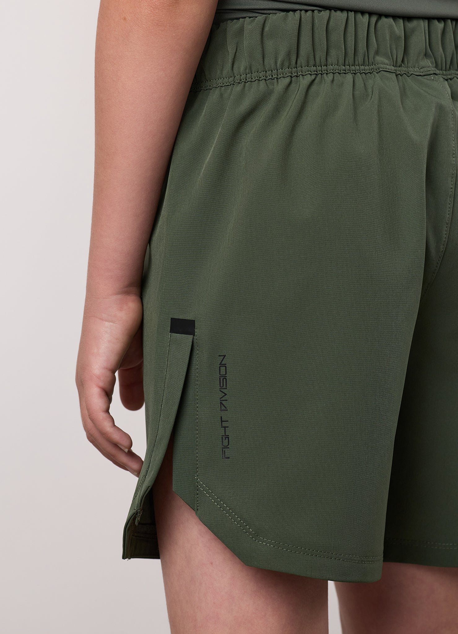 Gym King Kids Combat Short - Deep Olive