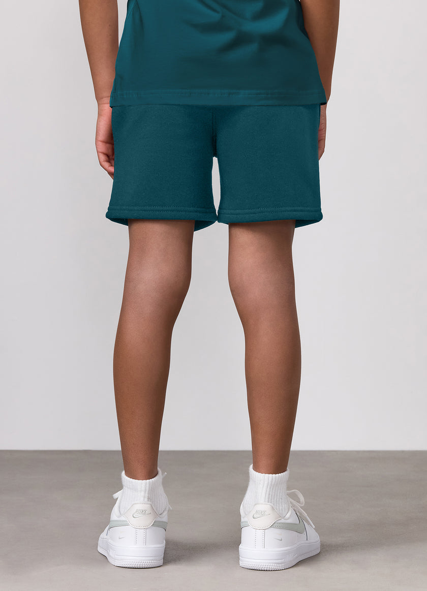 Gym King Kids Fundamental Short - Storm Teal
