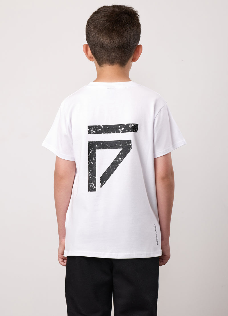 Gym King Kids Fight Division Tee - White