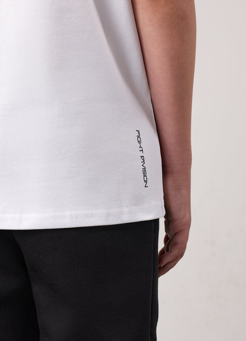 Gym King Kids Fight Division Tee - White