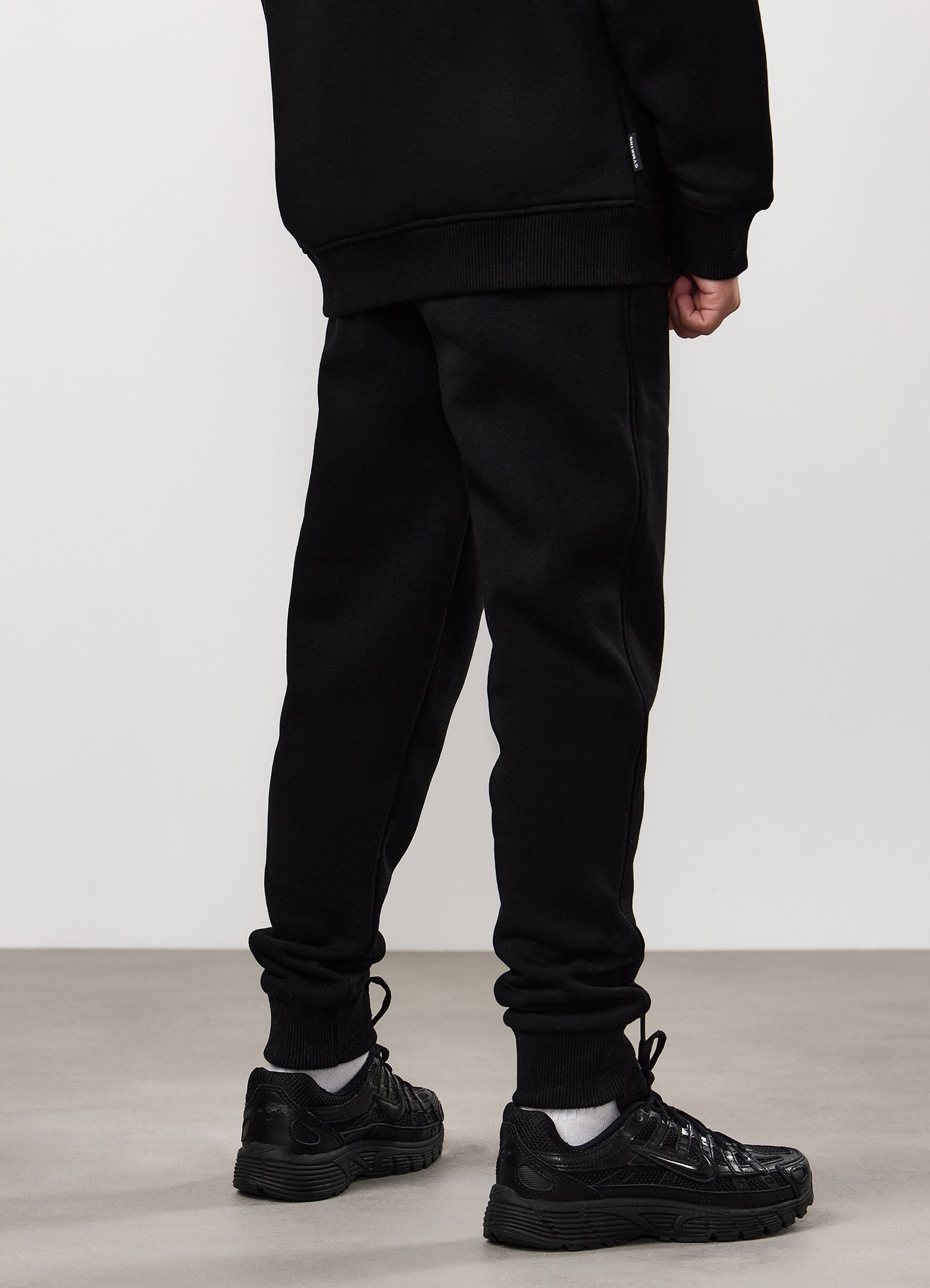 Gym King Kids Fundamental Hood Tracksuit - Black