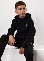 Gym King Kids Fundamental Hood Tracksuit - Black
