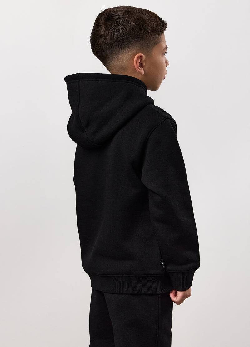 Gym King Kids Fundamental Hood - Black/Gold