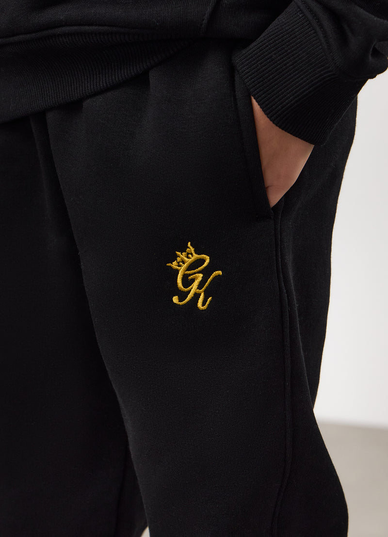 Gym King Kids Fundamental Jogger - Black/Gold