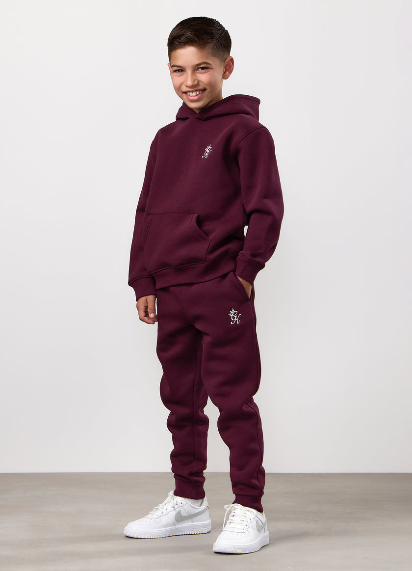 Gym King Kids Fundamental Hood Tracksuit - Fig