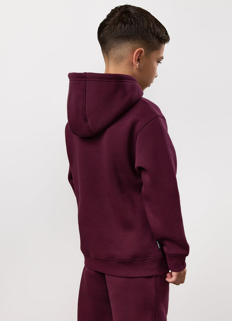 Gym King Kids Fundamental Hood Tracksuit - Fig