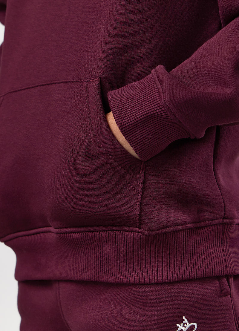 Gym King Kids Fundamental Hood Tracksuit - Fig