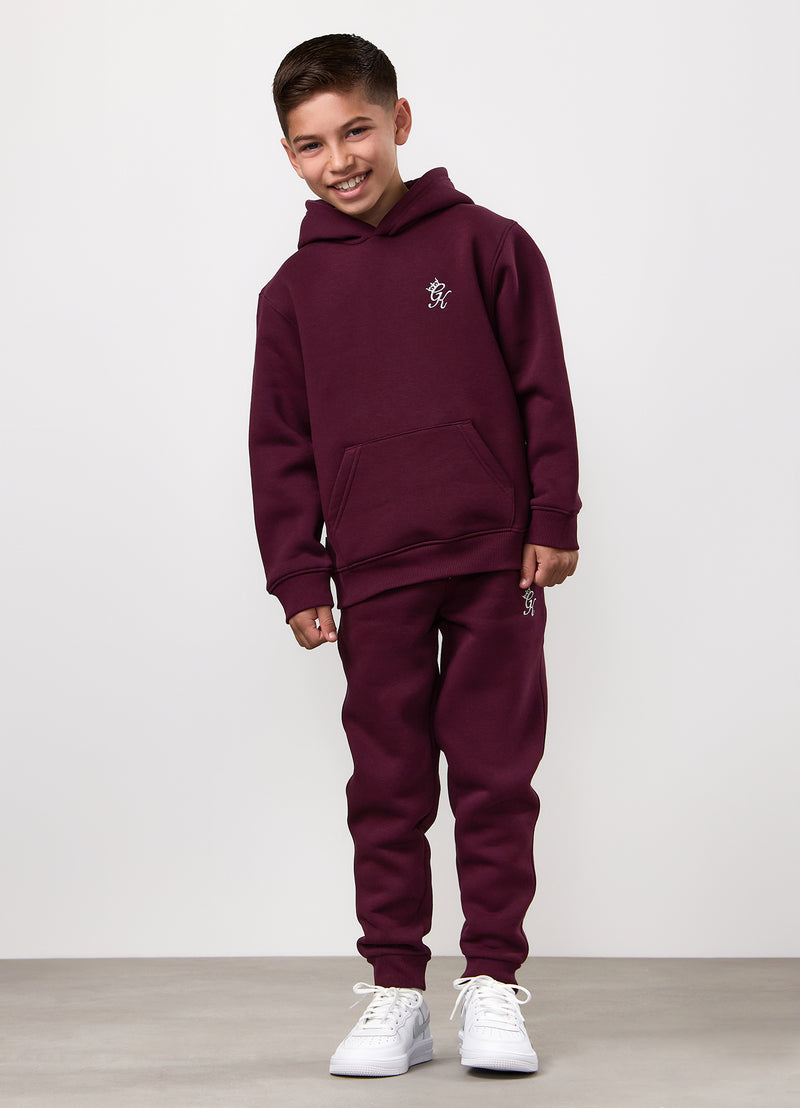 Gym King Kids Fundamental Hood Tracksuit - Fig