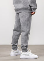 Gym King Kids Fundamental Hood Tracksuit - Grey Marl