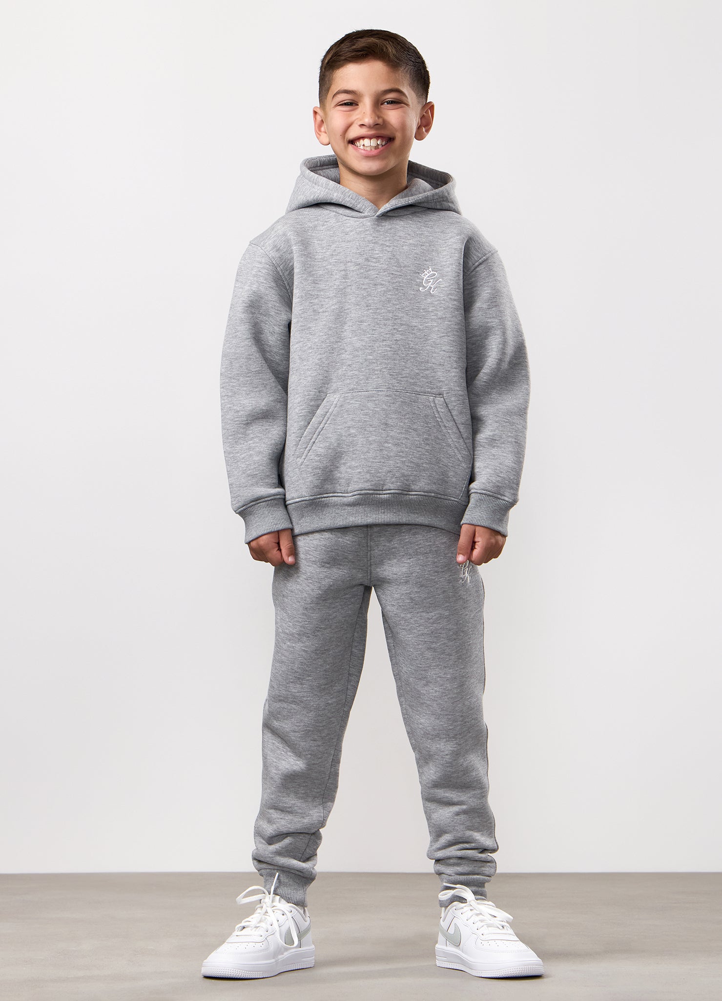 Gym King Kids Fundamental Jogger - Grey Marl