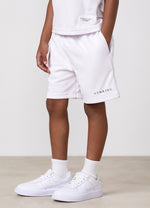 Gym King Younger Kids Brooklyn Mesh Short - White thumbnail