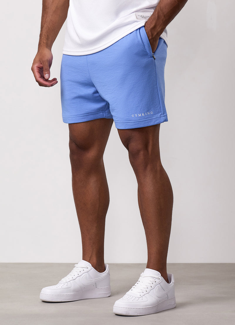 Gym King Brooklyn Mesh Short - Provence Blue