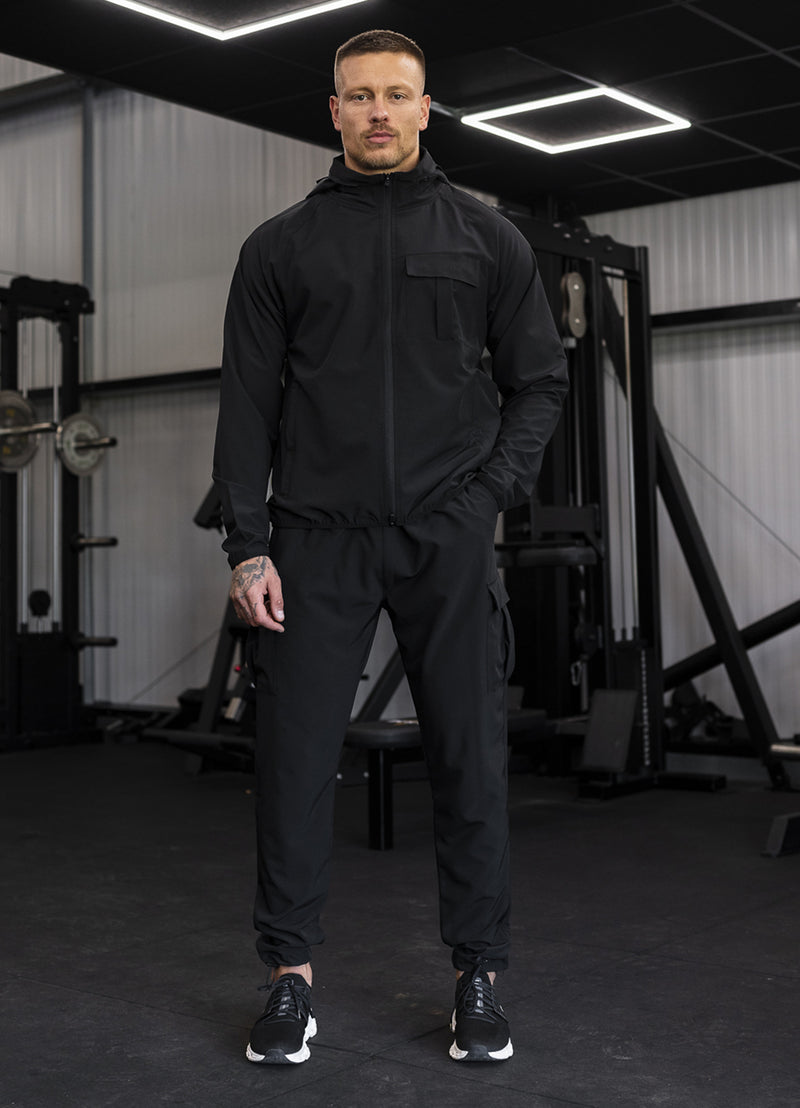 Gym King Mini Ripstop Woven Utility Pant - Black