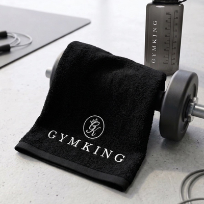 Gym King Small Pro Logo Towel - Black/White