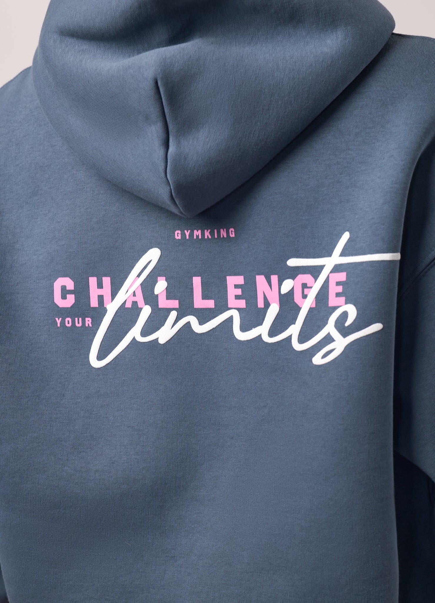 Gym King Challenge Relaxed Fit Hood - Storm Blue