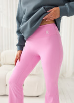 365 Flared Yoga Legging - Bubblegum Pink