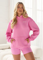 Gym King Challenge Relaxed Fit Hood - Bubblegum Pink