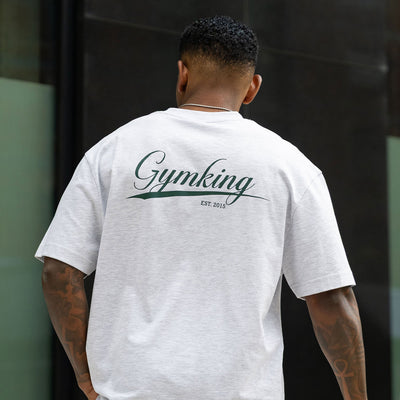 Gym King College Jersey Tee - Snow Marl