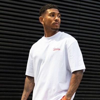 Gym King College Jersey Tee - White